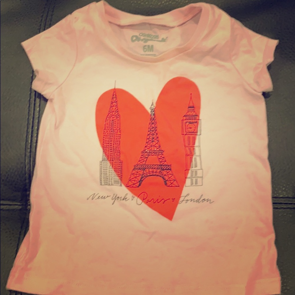 Baby girl shirt size 6 months